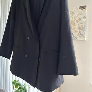 Boxy oversized blazer- double breasted
